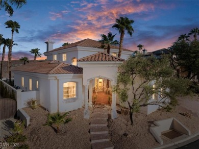 Experience refined desert living in this 3,646 sq. ft. estate on South Shore At Lake Las Vegas in Nevada - for sale on GolfHomes.com, golf home, golf lot