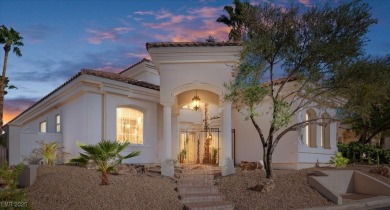 Experience refined desert living in this 3,646 sq. ft. estate on South Shore At Lake Las Vegas in Nevada - for sale on GolfHomes.com, golf home, golf lot