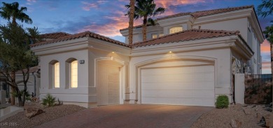 Experience refined desert living in this 3,646 sq. ft. estate on South Shore At Lake Las Vegas in Nevada - for sale on GolfHomes.com, golf home, golf lot