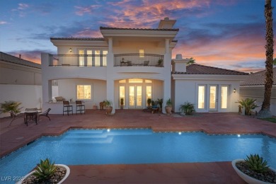 Experience refined desert living in this 3,646 sq. ft. estate on South Shore At Lake Las Vegas in Nevada - for sale on GolfHomes.com, golf home, golf lot
