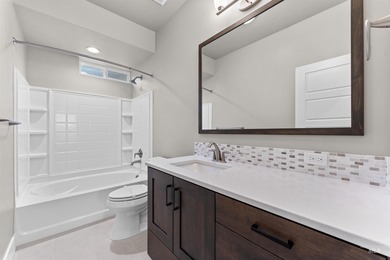 Welcome to the FOXTROT by Brighton Homes! Entertainer's dream! on Boise Ranch Golf Course, Inc. in Idaho - for sale on GolfHomes.com, golf home, golf lot