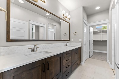 Welcome to the FOXTROT by Brighton Homes! Entertainer's dream! on Boise Ranch Golf Course, Inc. in Idaho - for sale on GolfHomes.com, golf home, golf lot