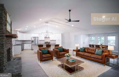 Dive into lakeside luxury at its finest in the heart of Turtle on Turtle Cove Golf Course in Georgia - for sale on GolfHomes.com, golf home, golf lot