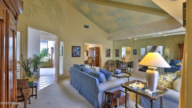 Contemporary, two story brick home has elegance and style on Spruce Creek Golf Club in Florida - for sale on GolfHomes.com, golf home, golf lot