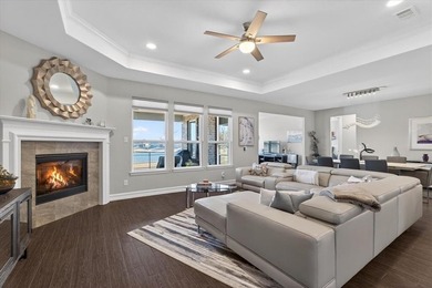 Experience refined living with breathtaking water and sunset on Frisco Lakes Golf Course in Texas - for sale on GolfHomes.com, golf home, golf lot