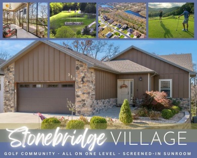 Better than new construction in prestigious Stonebridge Village! on Ledgestone Country Club and Golf Course in Missouri - for sale on GolfHomes.com, golf home, golf lot