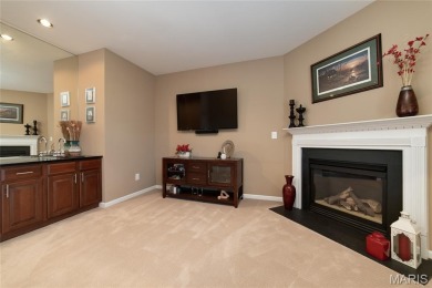 STUNNING 1.5 story villa overlooking the 8th green of on Winghaven Country Club in Missouri - for sale on GolfHomes.com, golf home, golf lot