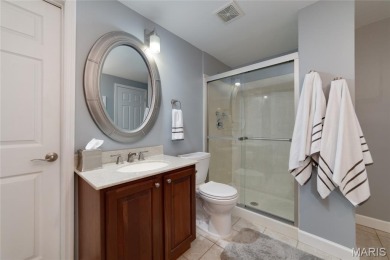 STUNNING 1.5 story villa overlooking the 8th green of on Winghaven Country Club in Missouri - for sale on GolfHomes.com, golf home, golf lot