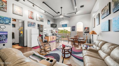 Experience serene desert living in this Artist designed, secure on Rancho Manana Golf Club in Arizona - for sale on GolfHomes.com, golf home, golf lot