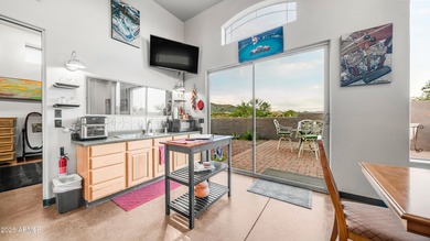 Experience serene desert living in this Artist designed, secure on Rancho Manana Golf Club in Arizona - for sale on GolfHomes.com, golf home, golf lot