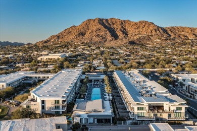 Discover refined living in this rare 2-bedroom, 2.5-bathroom on Mountain Shadows Executive Golf Course in Arizona - for sale on GolfHomes.com, golf home, golf lot