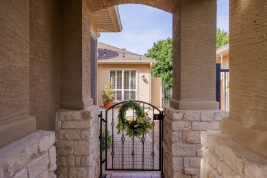 Charming garden home with lovely front courtyard sits across on The Club At Comanche Trace in Texas - for sale on GolfHomes.com, golf home, golf lot