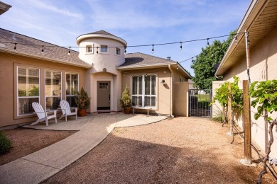 Charming garden home with lovely front courtyard sits across on The Club At Comanche Trace in Texas - for sale on GolfHomes.com, golf home, golf lot