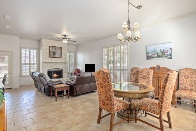 Charming garden home with lovely front courtyard sits across on The Club At Comanche Trace in Texas - for sale on GolfHomes.com, golf home, golf lot
