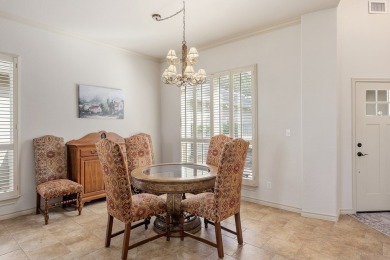 Charming garden home with lovely front courtyard sits across on The Club At Comanche Trace in Texas - for sale on GolfHomes.com, golf home, golf lot