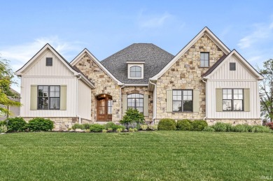 **Stunning Custom Home Overlooking Coyote Crossing Golf Course on Coyote Crossing Golf Course in Indiana - for sale on GolfHomes.com, golf home, golf lot