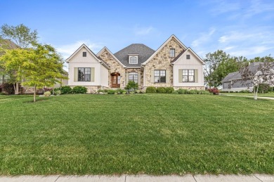 **Stunning Custom Home Overlooking Coyote Crossing Golf Course on Coyote Crossing Golf Course in Indiana - for sale on GolfHomes.com, golf home, golf lot