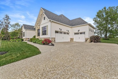 **Stunning Custom Home Overlooking Coyote Crossing Golf Course on Coyote Crossing Golf Course in Indiana - for sale on GolfHomes.com, golf home, golf lot