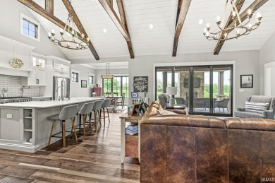 **Stunning Custom Home Overlooking Coyote Crossing Golf Course on Coyote Crossing Golf Course in Indiana - for sale on GolfHomes.com, golf home, golf lot