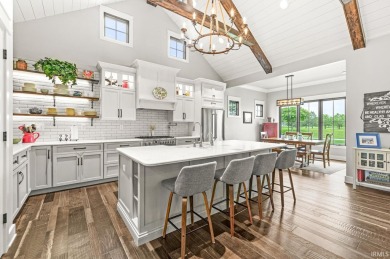 **Stunning Custom Home Overlooking Coyote Crossing Golf Course on Coyote Crossing Golf Course in Indiana - for sale on GolfHomes.com, golf home, golf lot