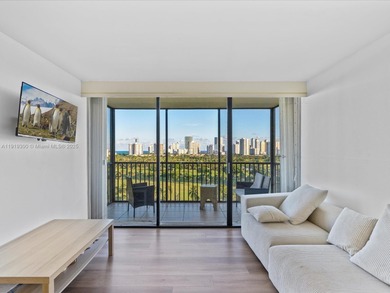 Views on views. This 16th-floor Coronado beauty puts Aventura at on Turnberry Isle Resort and Club in Florida - for sale on GolfHomes.com, golf home, golf lot