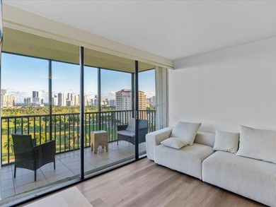 Views on views. This 16th-floor Coronado beauty puts Aventura at on Turnberry Isle Resort and Club in Florida - for sale on GolfHomes.com, golf home, golf lot