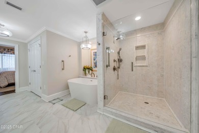 Experience FULLY FURNISHED luxury waterfront living in Panama on Bay Point Resort Golf Club in Florida - for sale on GolfHomes.com, golf home, golf lot