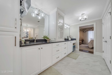 Experience FULLY FURNISHED luxury waterfront living in Panama on Bay Point Resort Golf Club in Florida - for sale on GolfHomes.com, golf home, golf lot