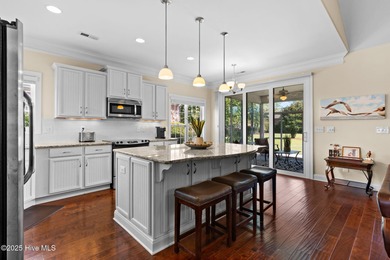 The all-brick former model home in the Regency Lakes section of on Members Club At St. James Plantation in North Carolina - for sale on GolfHomes.com, golf home, golf lot