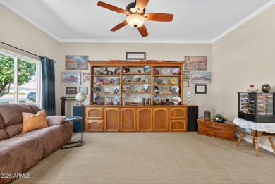 Updates abound in this move-in-ready 2-bed,2-bath,2+car garage on Sun City Riverview Golf Course in Arizona - for sale on GolfHomes.com, golf home, golf lot