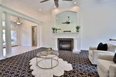 GOLF COURSE LIVING AT ITS FINEST! This custom atrium ranch on Sunset Hills Country Club in Illinois - for sale on GolfHomes.com, golf home, golf lot