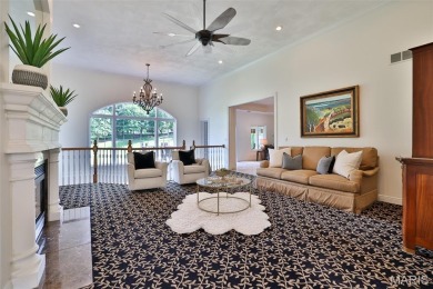 GOLF COURSE LIVING AT ITS FINEST! This custom atrium ranch on Sunset Hills Country Club in Illinois - for sale on GolfHomes.com, golf home, golf lot