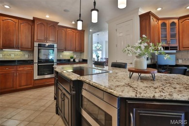 GOLF COURSE LIVING AT ITS FINEST! This custom atrium ranch on Sunset Hills Country Club in Illinois - for sale on GolfHomes.com, golf home, golf lot