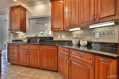 GOLF COURSE LIVING AT ITS FINEST! This custom atrium ranch on Sunset Hills Country Club in Illinois - for sale on GolfHomes.com, golf home, golf lot