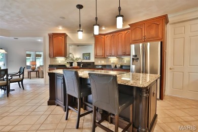 GOLF COURSE LIVING AT ITS FINEST! This custom atrium ranch on Sunset Hills Country Club in Illinois - for sale on GolfHomes.com, golf home, golf lot