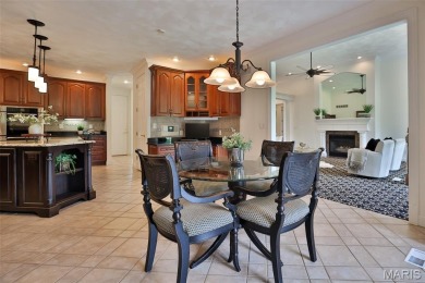 GOLF COURSE LIVING AT ITS FINEST! This custom atrium ranch on Sunset Hills Country Club in Illinois - for sale on GolfHomes.com, golf home, golf lot