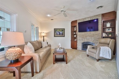 GOLF COURSE LIVING AT ITS FINEST! This custom atrium ranch on Sunset Hills Country Club in Illinois - for sale on GolfHomes.com, golf home, golf lot