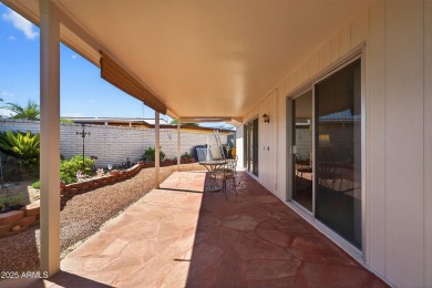 Updates abound in this move-in-ready 2-bed,2-bath,2+car garage on Sun City Riverview Golf Course in Arizona - for sale on GolfHomes.com, golf home, golf lot