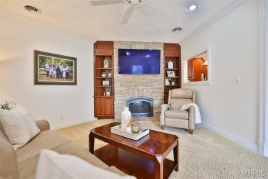 GOLF COURSE LIVING AT ITS FINEST! This custom atrium ranch on Sunset Hills Country Club in Illinois - for sale on GolfHomes.com, golf home, golf lot