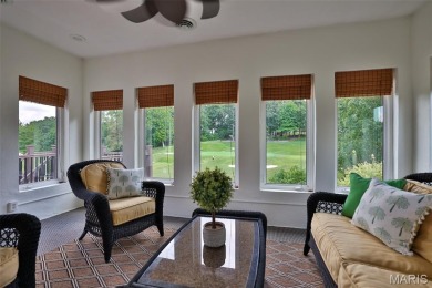 GOLF COURSE LIVING AT ITS FINEST! This custom atrium ranch on Sunset Hills Country Club in Illinois - for sale on GolfHomes.com, golf home, golf lot