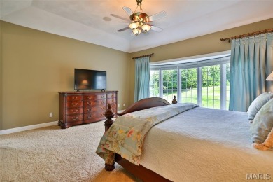 GOLF COURSE LIVING AT ITS FINEST! This custom atrium ranch on Sunset Hills Country Club in Illinois - for sale on GolfHomes.com, golf home, golf lot