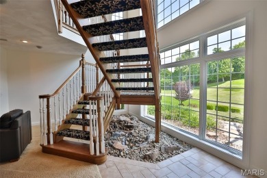 GOLF COURSE LIVING AT ITS FINEST! This custom atrium ranch on Sunset Hills Country Club in Illinois - for sale on GolfHomes.com, golf home, golf lot