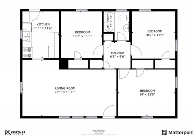 Welcome to this beautifully updated 3-bedroom, 1-bath ranch on Browns Mill Golf Course in Georgia - for sale on GolfHomes.com, golf home, golf lot