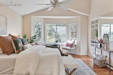 Exquisitely located on the edge of 22 acres of HOA owned forest on The Ridge At Castle Pines North in Colorado - for sale on GolfHomes.com, golf home, golf lot
