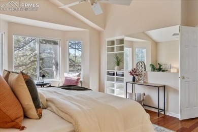 Exquisitely located on the edge of 22 acres of HOA owned forest on The Ridge At Castle Pines North in Colorado - for sale on GolfHomes.com, golf home, golf lot