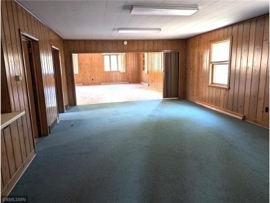 Formerly used as a church, this empty commercial zoned building on Long Prairie Country Club in Minnesota - for sale on GolfHomes.com, golf home, golf lot