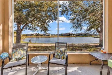 STUNNING VIEW of fountain, water, 1st hole at this well cared on Kings Gate Golf Club in Florida - for sale on GolfHomes.com, golf home, golf lot
