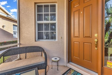 STUNNING VIEW of fountain, water, 1st hole at this well cared on Kings Gate Golf Club in Florida - for sale on GolfHomes.com, golf home, golf lot