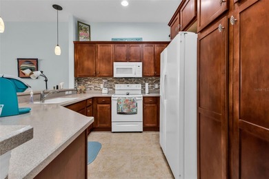 STUNNING VIEW of fountain, water, 1st hole at this well cared on Kings Gate Golf Club in Florida - for sale on GolfHomes.com, golf home, golf lot