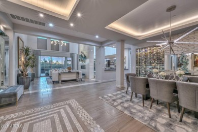 Former Toll Brothers model home nestled on the 12th hole of on Blackstone Country Club in Arizona - for sale on GolfHomes.com, golf home, golf lot